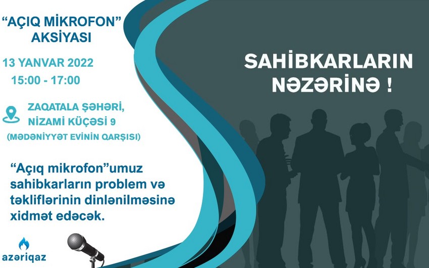 “Azəriqaz” rəhbərliyi zaqatalalı sahibkarlarla görüşəcək