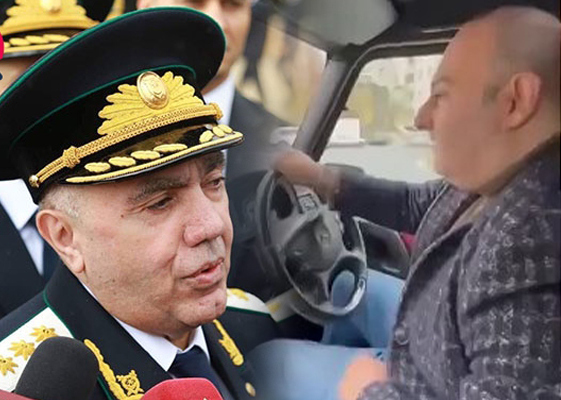 Kasıbları təhqir edən sürücü Zakir Qaralovun yaxın adamı olub
