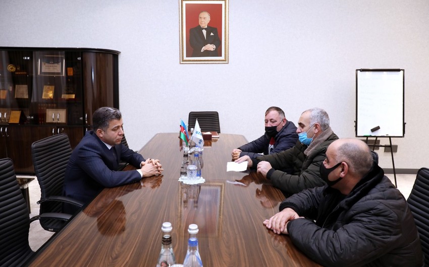 “Azəriqaz”ın baş direktoru qazilərlə görüşdü