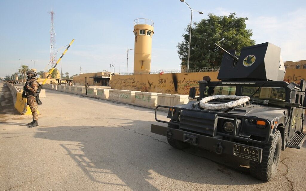 ABŞ səfirliyinə raket atıldı