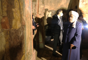 Şeyx Komodilla katakombalarına baş çəkdi