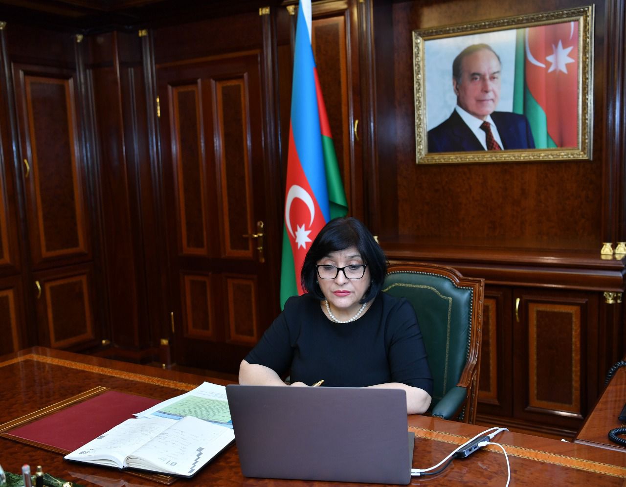 Sahibə Qafarova seçicilərlə görüşdü