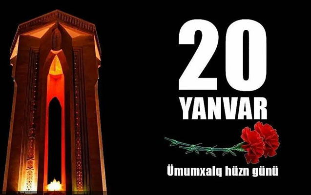Qazaxıstan səfirliyindən 20 Yanvar PAYLAŞIMI