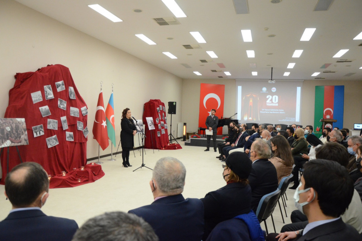 Ankarada 20 Yanvar şəhidləri anılıb