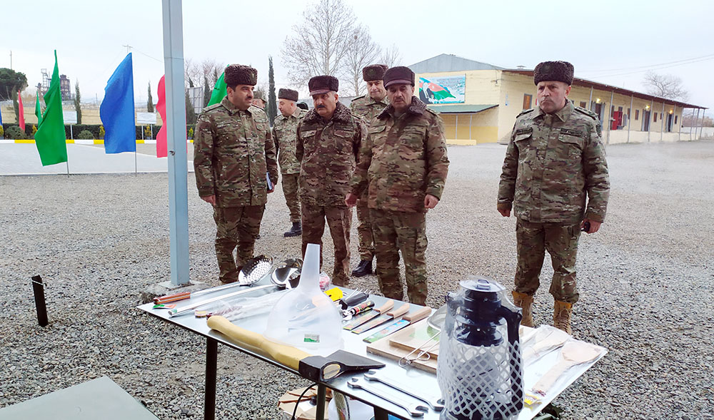 Yeni hərbi obyektlər istifadəyə verildi - FOTOLAR