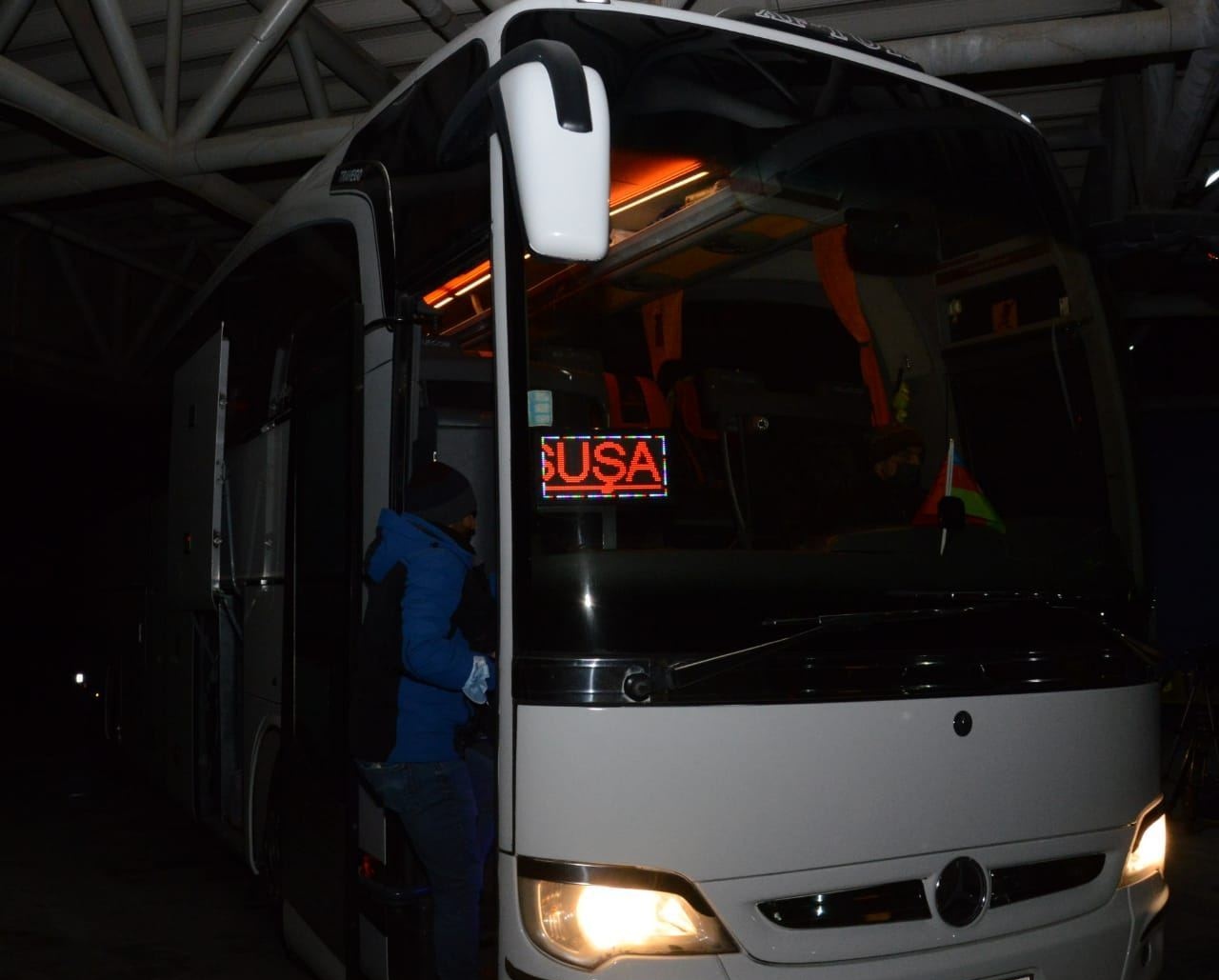 Şuşaya ilk sərnişin avtobusu YOLA DÜŞDÜ
