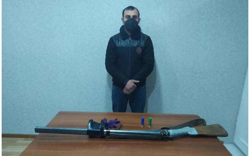 Qanunsuz ov edən şəxs saxlanıldı
