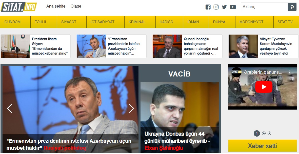 Yeni xəbər portalı fəaliyyətə başladı