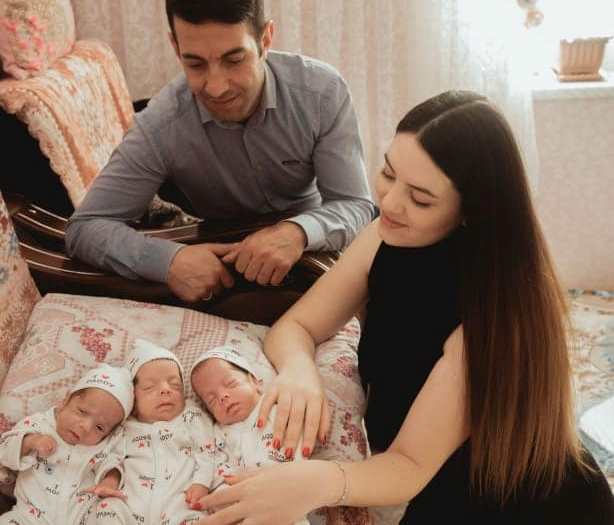 Naxçıvanda doğulan üçəmlərin FOTOSU 