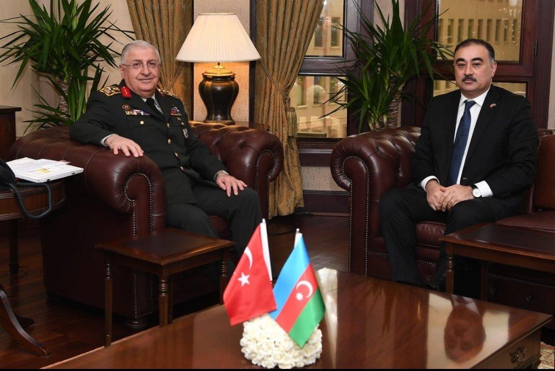 Səfirimiz Türkiyənin Baş Qərargah rəisi ilə görüşdü