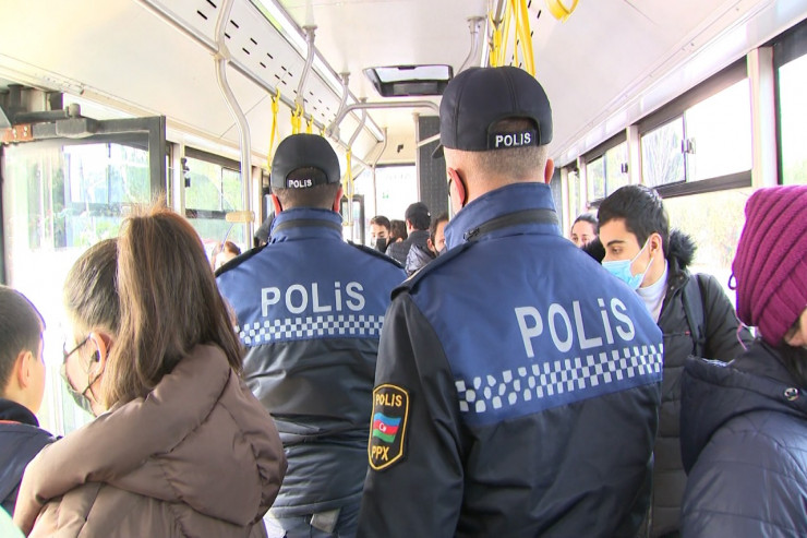 Avtobusda maska taxmayanlar CƏRİMƏLƏNDİ