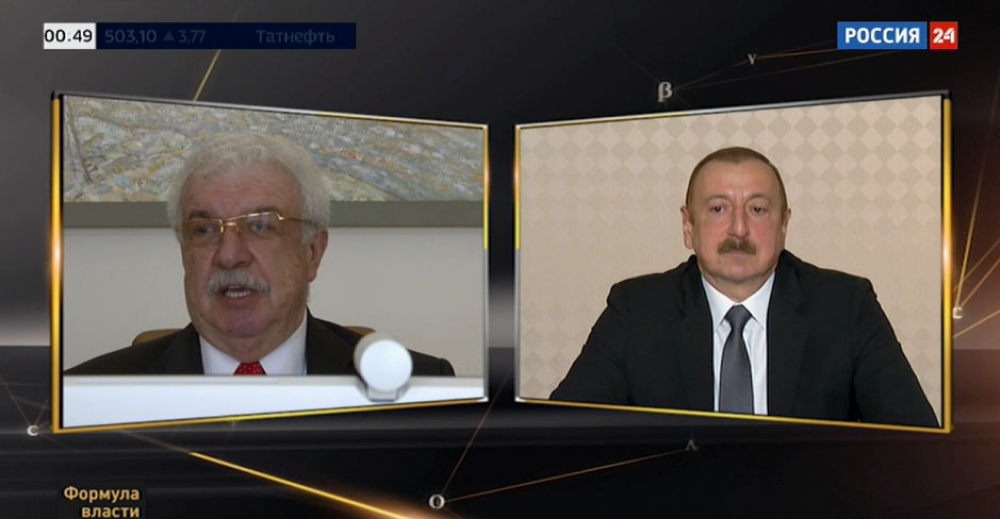 “Rossiya 24”də yayımlanan “Hakimiyyət formulu” verilişinin TAM MƏTNİ