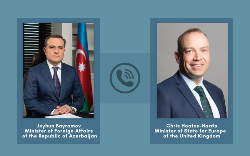 Ceyhun Bayramov britaniyalı nazirlə danışıqlar apardı