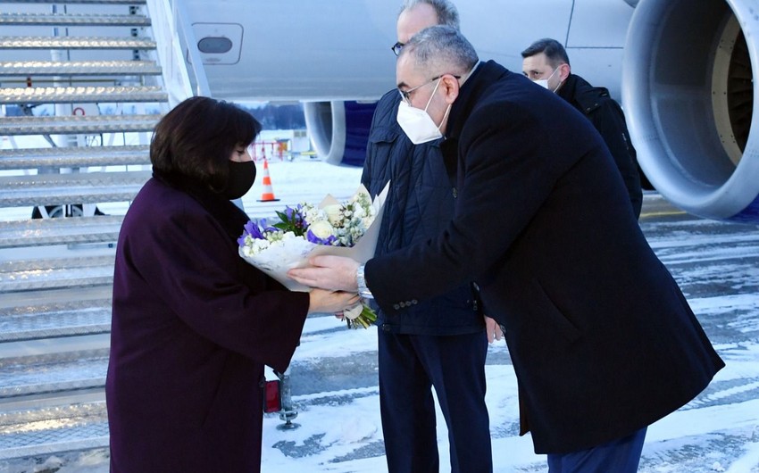 Sahibə Qafarovanın Baltikyanı ölkələrə səfəri BAŞLADI