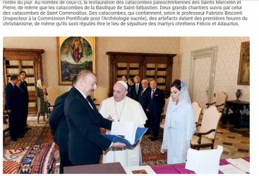 Fransa portalı Azərbaycandan yazdı