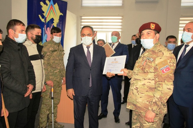 Goranboyda şəhid və qazilərin fədakarlığından danışıldı