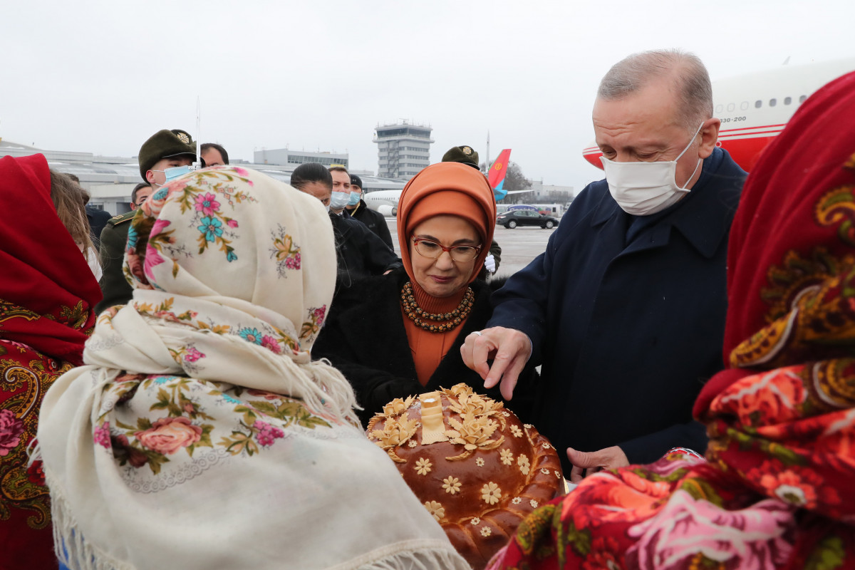 Ərdoğanın Ukraynaya səfəri başladı