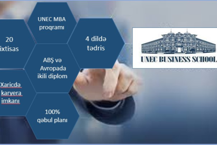UNEC-də MBA proqramında 29 ixtisas üzrə qəbul aparılır