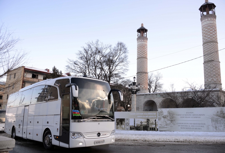 Yollar buz bağladı, sərnişinlər Şuşada gecələdi