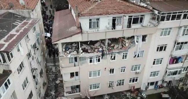 İstanbulda güclü partlayış - VİDEO