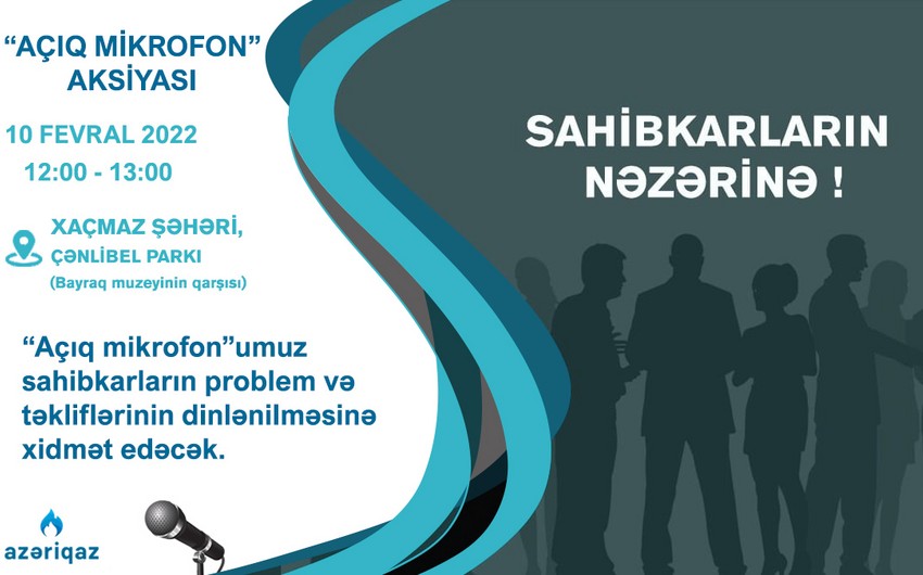 “Azəriqaz”ın rəhbərliyi Xaçmazda sahibkarlarla görüşəcək
