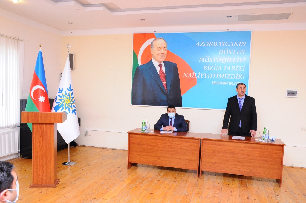 YAP Naftalan Şəhər Təşkilatının sədri ictimaiyyətə təqdim olunub