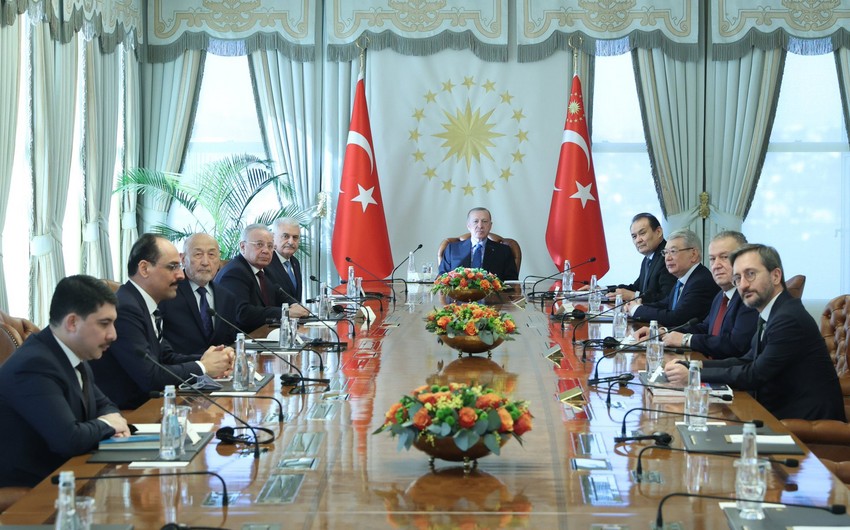 Ərdoğan türk ağsaqqalarını qəbul etdi