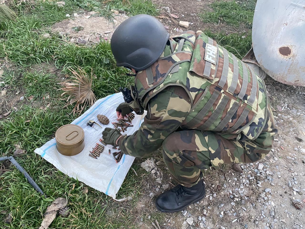Sabunçuda hərbi sursatlar aşkarlandı