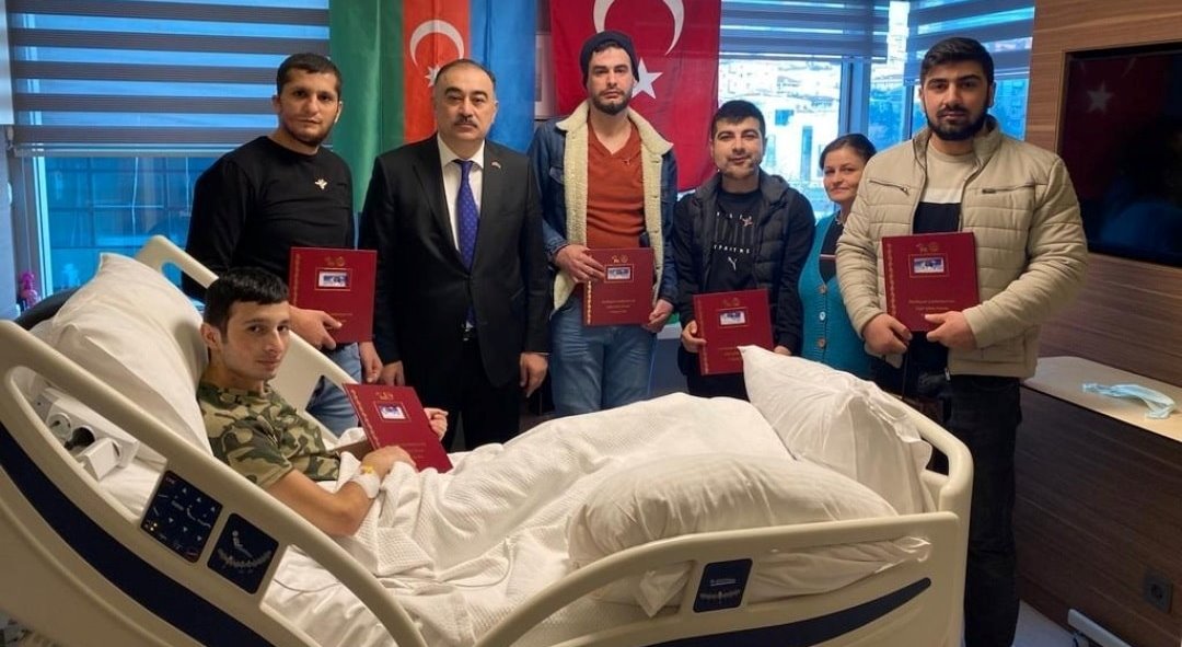Səfir Qarabağ qazilərini ziyarət etdi - FOTOLAR