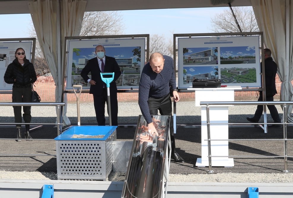 Ağdamda xəstəxana inşa olunur