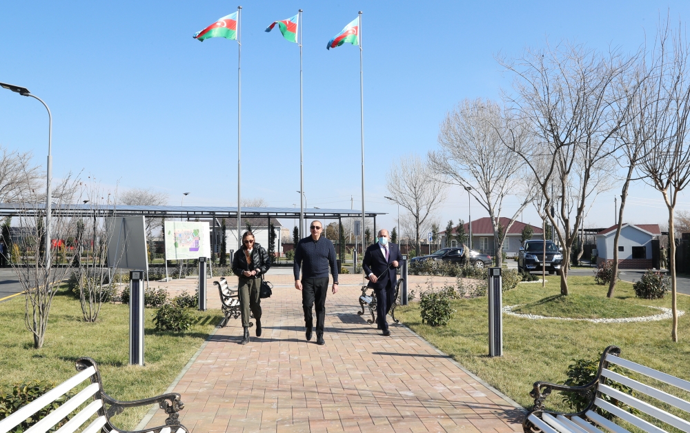 Prezident xüsusi nümayəndəliyin qərargahına baş çəkdi - FOTOLAR