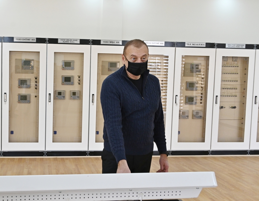 “Ağcabədi” yarımstansiyasının açılışı oldu - FOTO