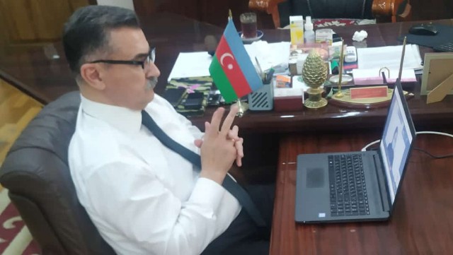 Novruz Aslanov növbəti onlayn qəbul keçirdi - FOTOLAR