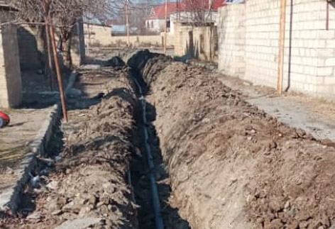 Ağcabədidə su təchizatı və kanalizasiya sistemləri yenidən qurulur