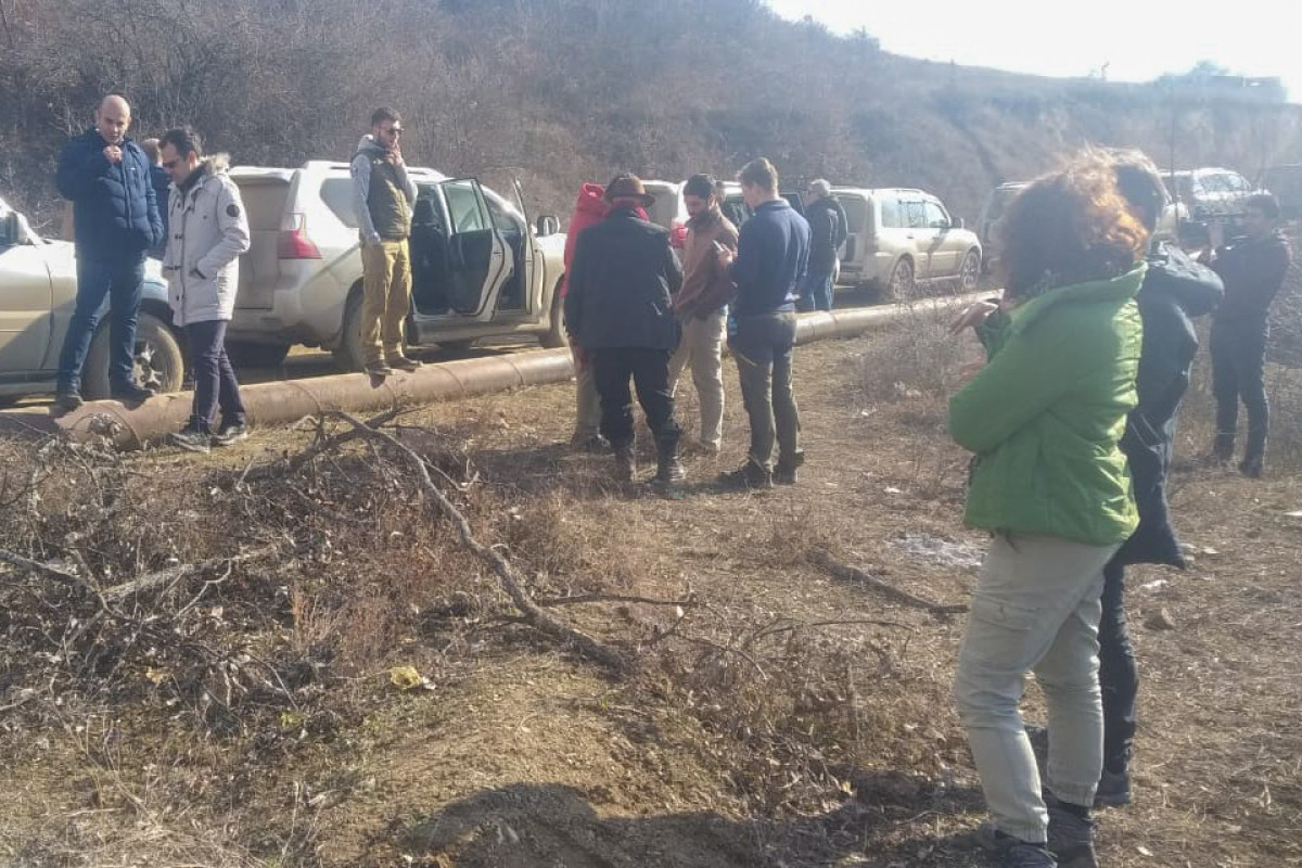 Xarici səyyahlar Kəlbəcərdə - FOTO