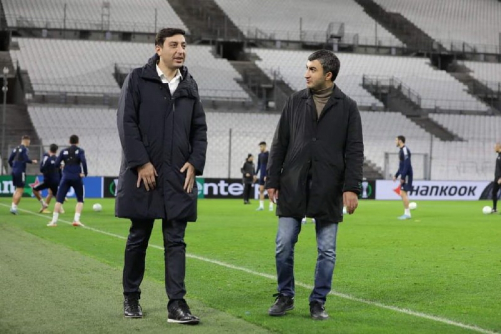 Nazir Fransada “Qarabağ”ın məşqini izlədi