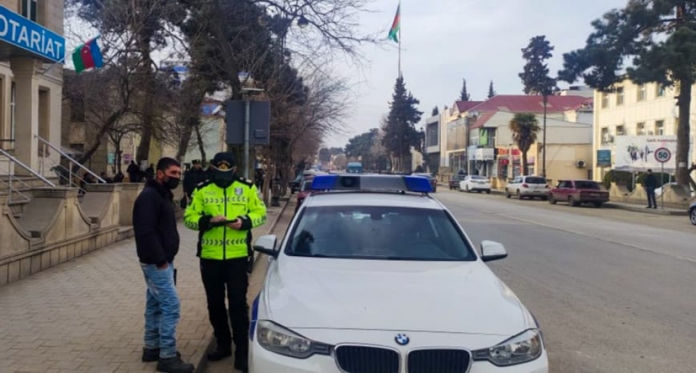 Biləsuvarda qaydaları pozanlar cərimələndi