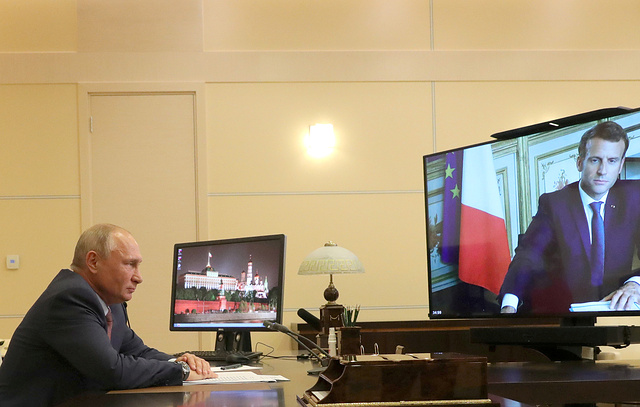 Putinlə Makron atəşkəs barədə razılığa gəldi