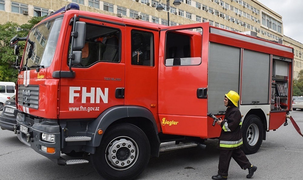 FHN Şəkidəki yanğınla bağlı məlumat yaydı