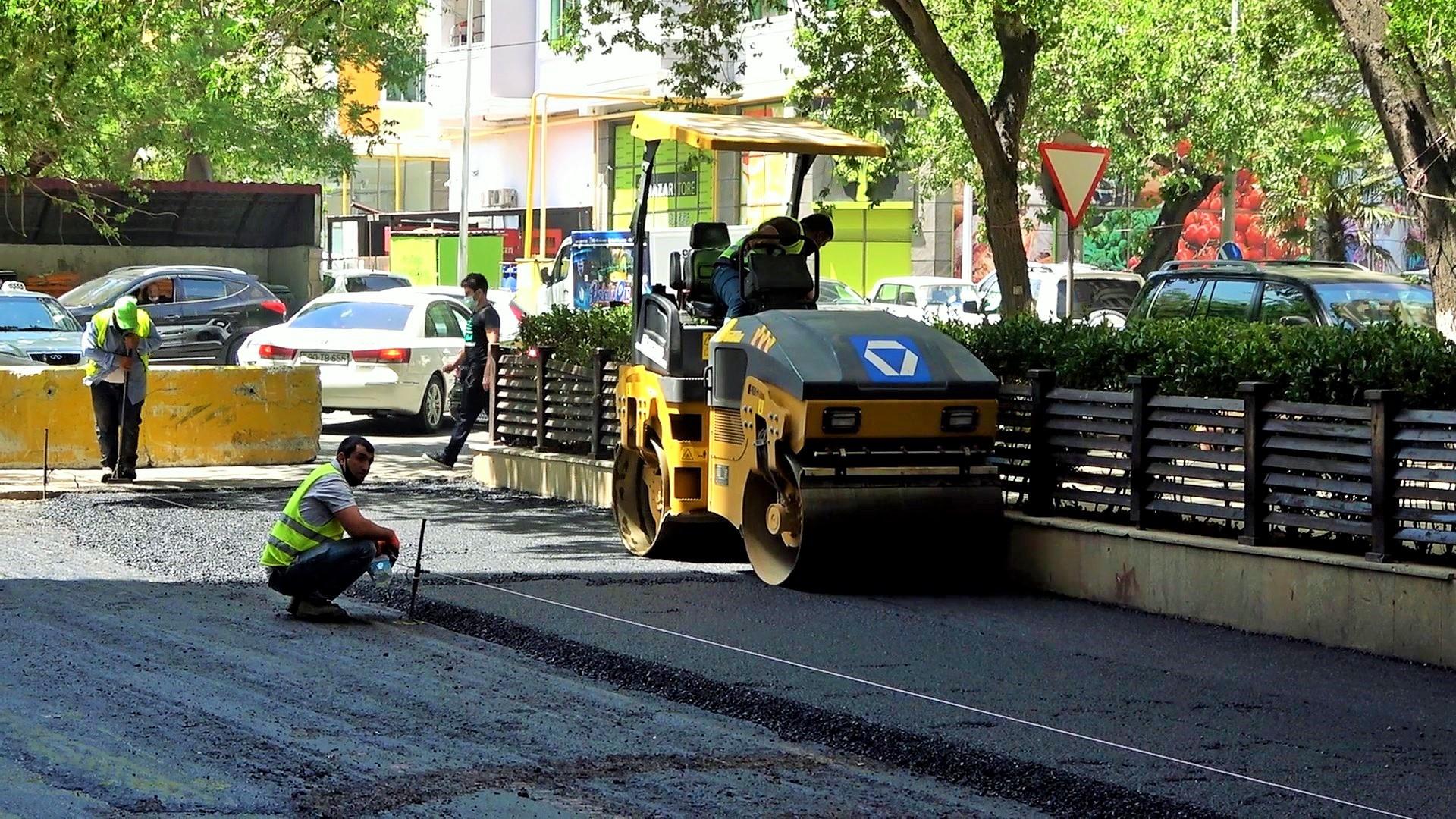 Bakının bu yollarında təmir YEKUNLAŞIB