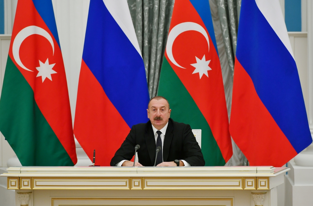 Prezident Rusiyada sülh müqaviləsindən DANIŞDI