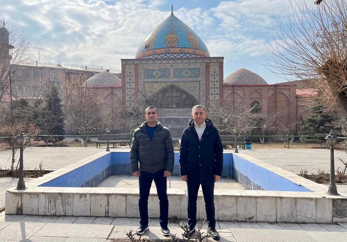 Deputatlarımız İrəvanda Göy məscidi ziyarət edib - FOTO