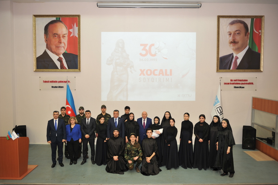 BMU-da Xocalı soyqırımı qurbanları anılıb - FOTO