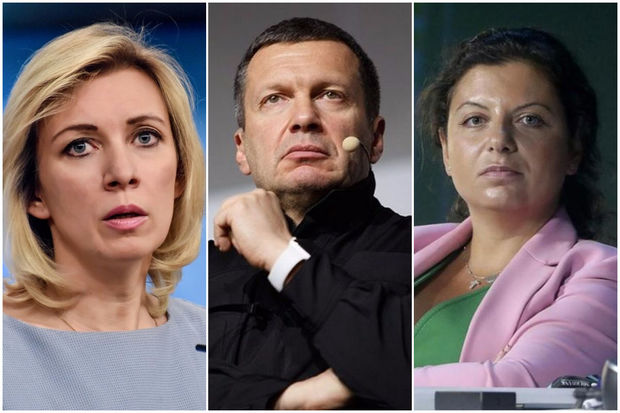Zaxarova, Solovyov və Simonyan Avropanın hədəfində