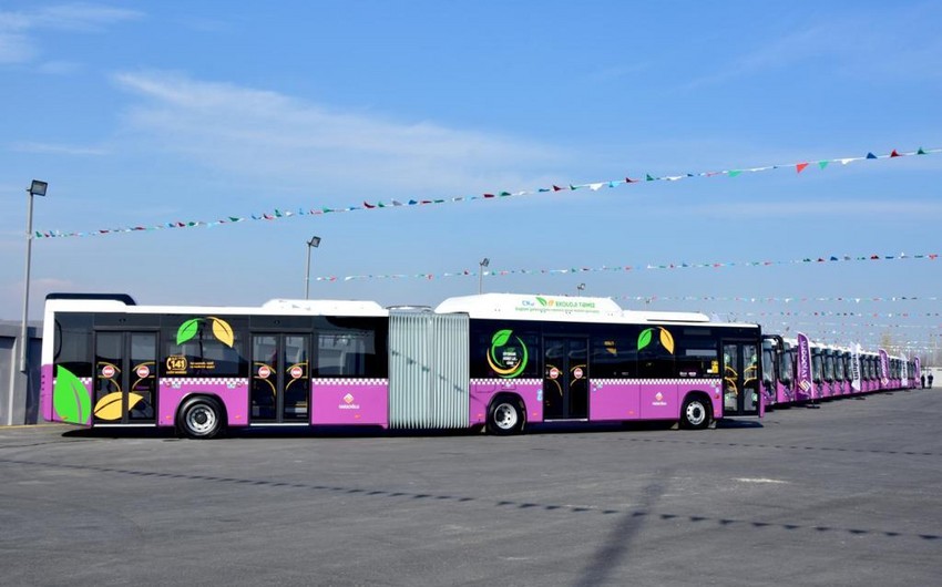 Bakıya yeni gətirilmiş avtobuslar istismara verildi