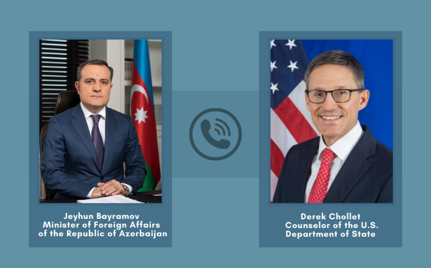 Ceyhun Bayramov ABŞ rəsmisilə Ukraynanı müzakirə etdi