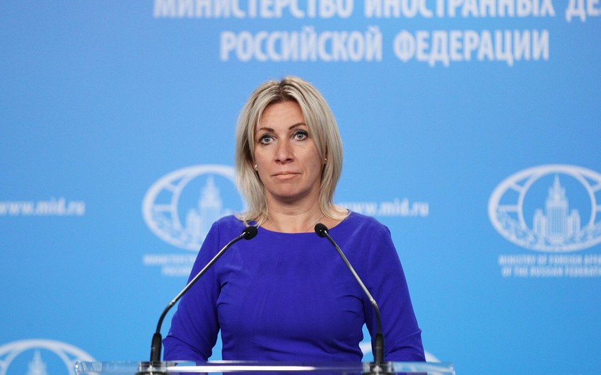Zaxarova Moskva Bəyannaməsindən DANIŞDI