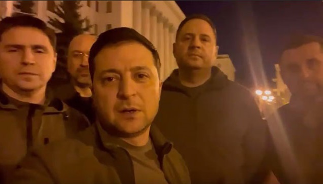 Zelenski Kiyevdə olduğunu belə sübut etdi - VİDEO