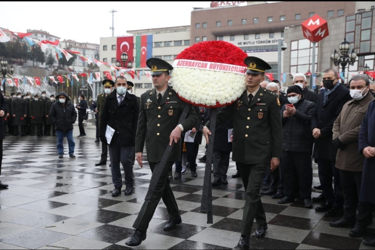 Ankarada Xocalı abidəsi ucaldıldı