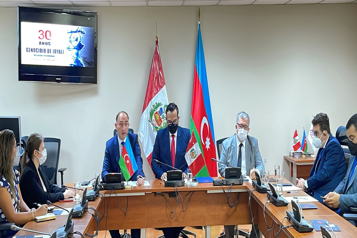 Peru Konqresi Xocalı ilə bağlı bəyanat verdi